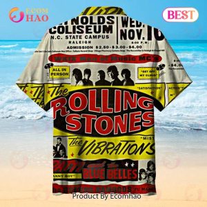 The Rolling Stones – Reynolds Coliseum Universal Hawaiian Shirt