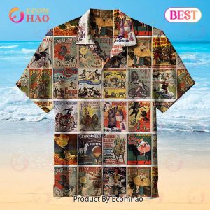 Vintage Circus Animals & Horses Unisex Hawaiian Shirt
