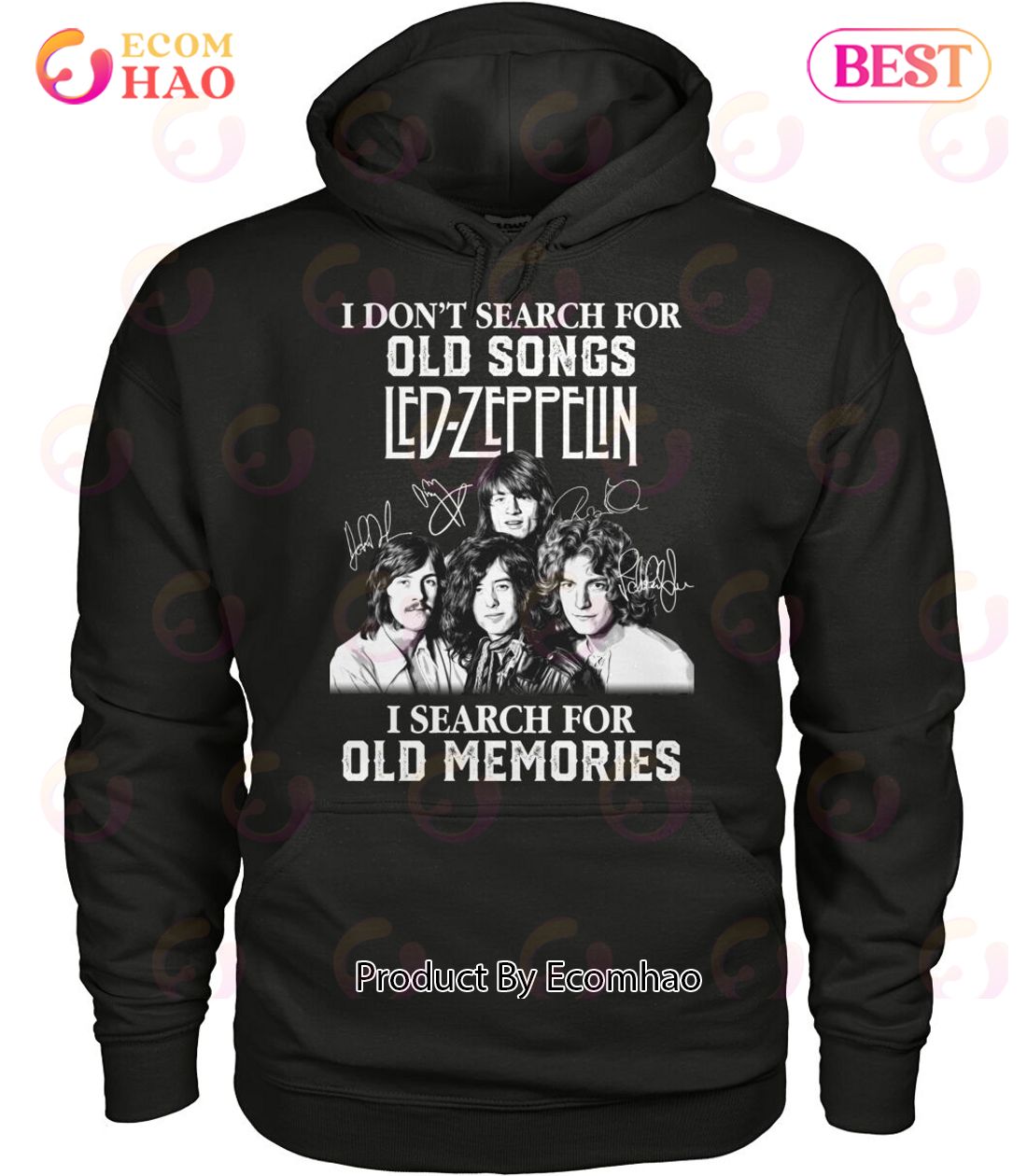 I Don’t Search For Old Songs Led Zeppelin I Search For Old Memories T-Shirt