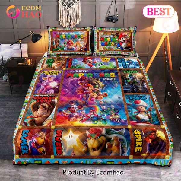 The Super Mario Bros Movie 2023 Gift For Kids Bedding Set