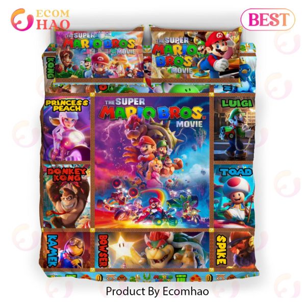 The Super Mario Bros Movie 2023 Gift For Kids Bedding Set