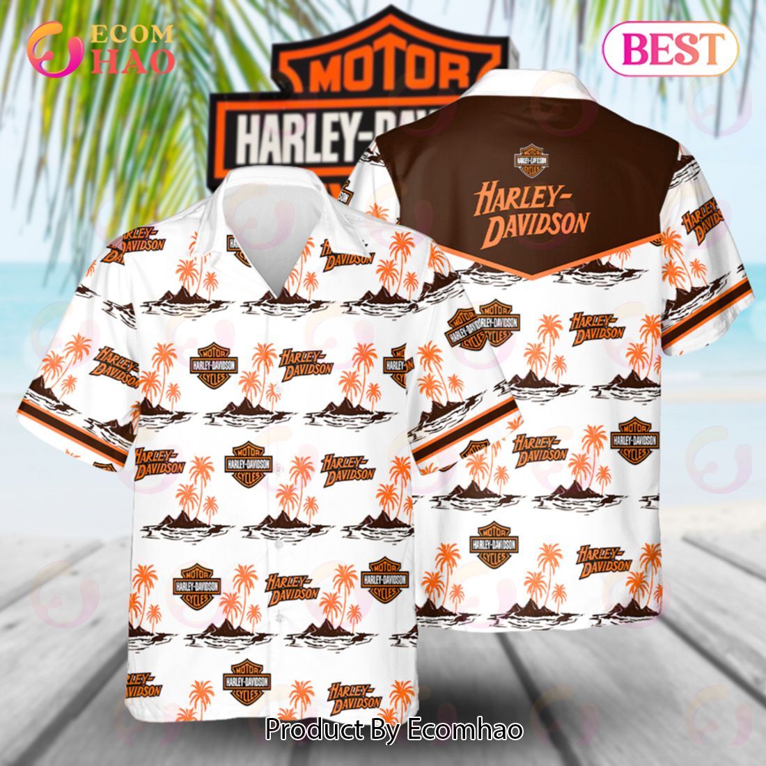 HDM Hawaiian Island Shirt Fashion For True Fans Model