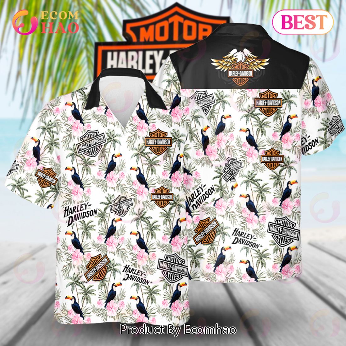 HDM Hawaiian Shirt Toucan Bird Fashion For True Fans Model