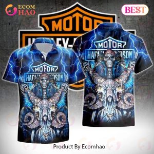 Lightning Biker Hawaiian Shirt