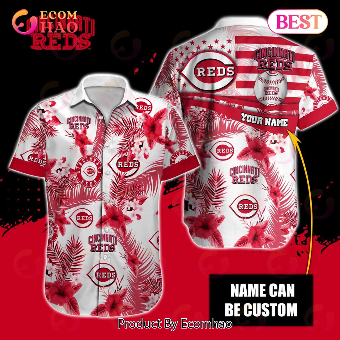 Custom Name MLB Cleveland Guardians Special Hawaiian Design Button Shirt