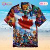 Bigfoot Poster Collage Unisex Hawaiian Shirt