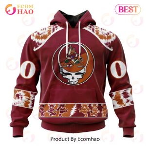 Personalized NHL Arizona Coyotes Special Grateful Dead Design 3D Hoodie