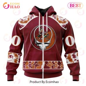 Personalized NHL Arizona Coyotes Special Grateful Dead Design 3D Hoodie