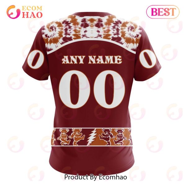 Personalized NHL Arizona Coyotes Special Grateful Dead Design 3D Hoodie
