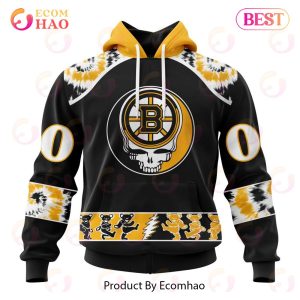 Personalized NHL Boston Bruins Special Grateful Dead Design 3D Hoodie