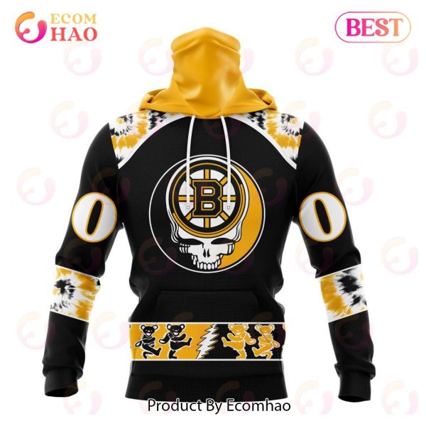 Personalized NHL Boston Bruins Special Grateful Dead Design 3D Hoodie