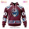 Personalized NHL Columbus Blue Jackets Special Grateful Dead Design 3D Hoodie