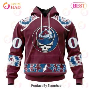 Personalized NHL Colorado Avalanche Special Grateful Dead Design 3D Hoodie