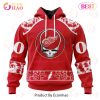 Personalized NHL Edmonton Oilers Special Grateful Dead Design 3D Hoodie