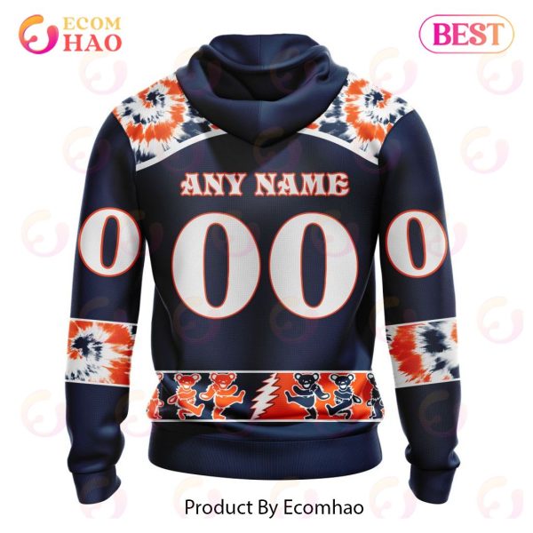 Personalized NHL Edmonton Oilers Special Grateful Dead Design 3D Hoodie