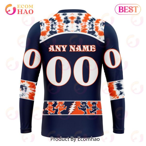Personalized NHL Edmonton Oilers Special Grateful Dead Design 3D Hoodie
