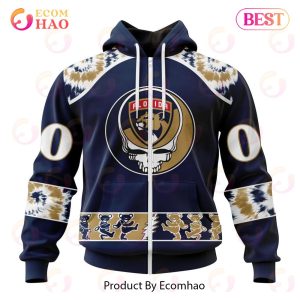 Personalized NHL Florida Panthers Special Grateful Dead Design 3D Hoodie