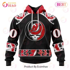 Personalized NHL New Jersey Devils Special Grateful Dead Design 3D Hoodie