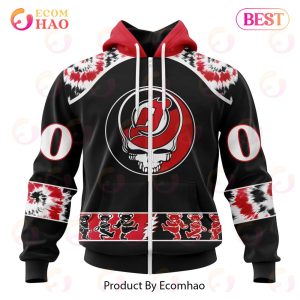Personalized NHL New Jersey Devils Special Grateful Dead Design 3D Hoodie