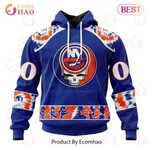 Personalized NHL New York Islanders Special Grateful Dead Design 3D Hoodie