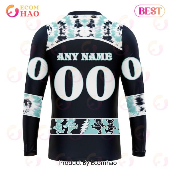 Personalized NHL Seattle Kraken Special Grateful Dead Design 3D Hoodie