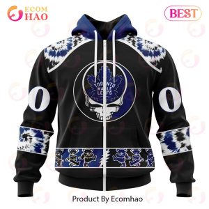 Personalized NHL Toronto Maple Leafs Special Grateful Dead Design 3D Hoodie