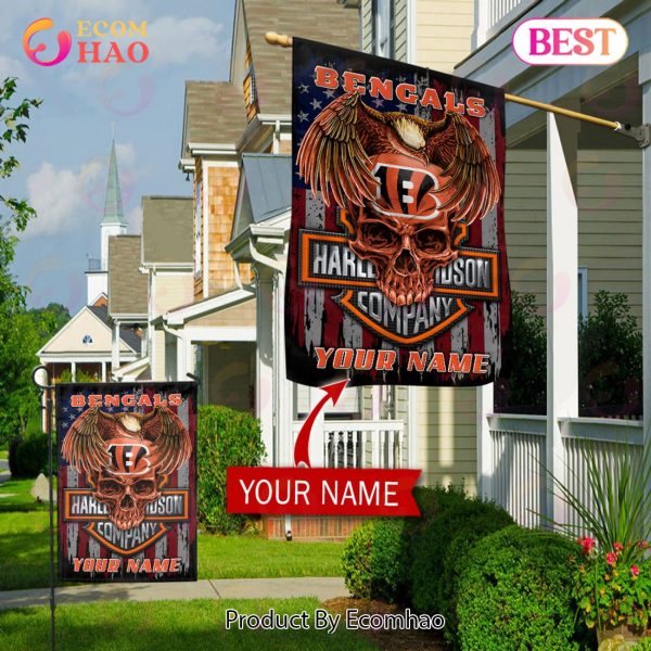 NFL Cincinnati Bengals X HDM Custom Name Flag