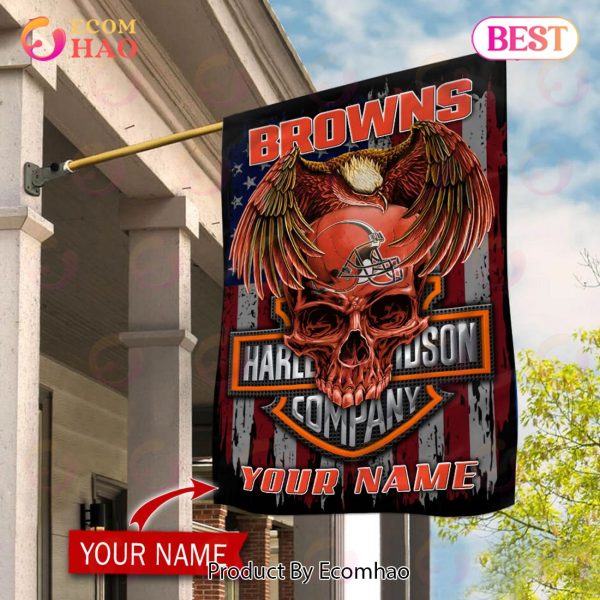 NFL Cleveland Browns X HDM Custom Name Flag