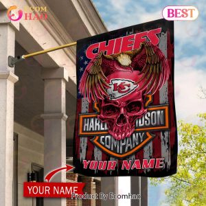 NFL Kansas City Chiefs X HDM Custom Name Flag