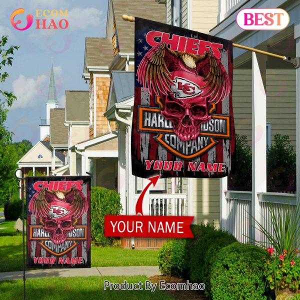 NFL Kansas City Chiefs X HDM Custom Name Flag