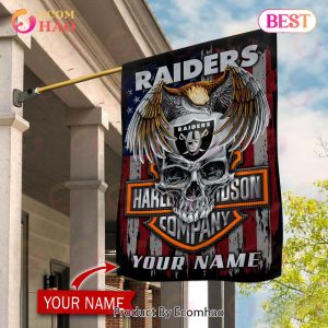 NFL Las Vegas Raiders X HDM Custom Name Flag