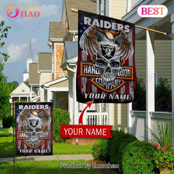 NFL Las Vegas Raiders X HDM Custom Name Flag