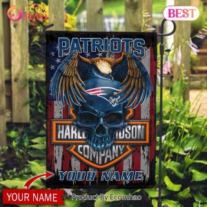 NFL New England Patriots X HDM Custom Name Flag