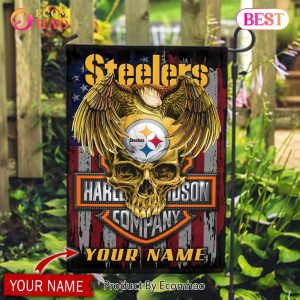 NFL Pittsburgh Steelers X HDM Custom Name Flag