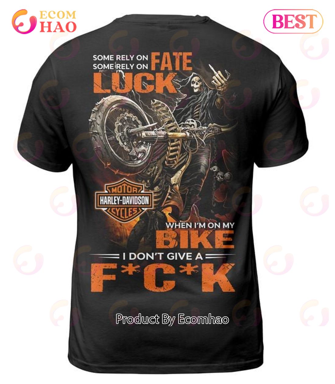 When I’m On My Bike, I Don’t Give A F HDM T-Shirt