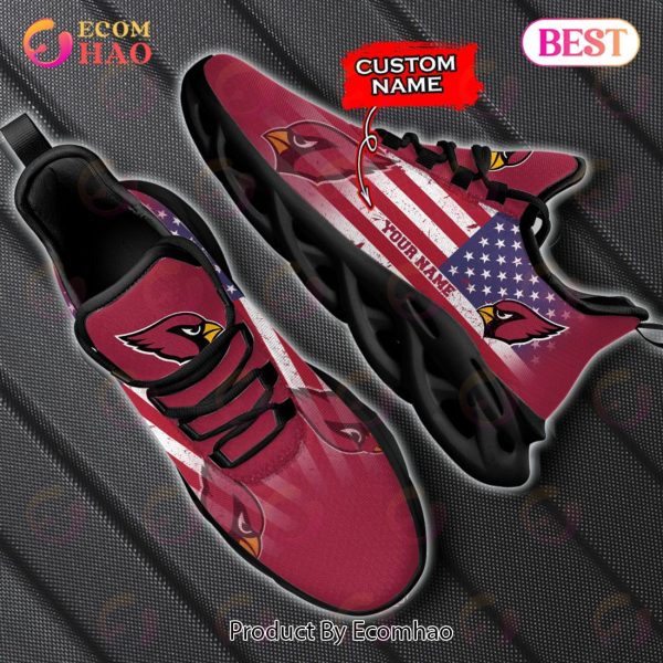 Custom Name – Arizona Cardinals – Personalized Max Soul Shoes