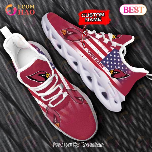 Custom Name – Arizona Cardinals – Personalized Max Soul Shoes