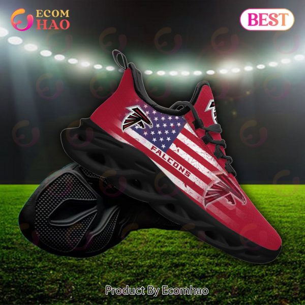Custom Name – Atlanta Falcons – Personalized Max Soul Shoes