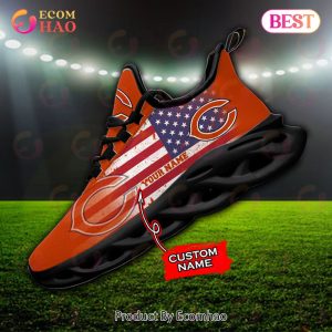 Custom Name – Chicago Bears – Personalized Max Soul Shoes