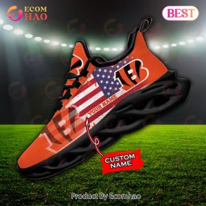 Custom Name – Cincinnati Bengals – Personalized Max Soul Shoes