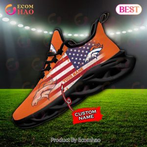Custom Name – Denver Broncos – Personalized Max Soul Shoes