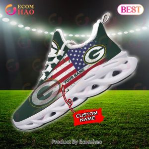 Custom Name – Green Bay Packers – Personalized Max Soul Shoes