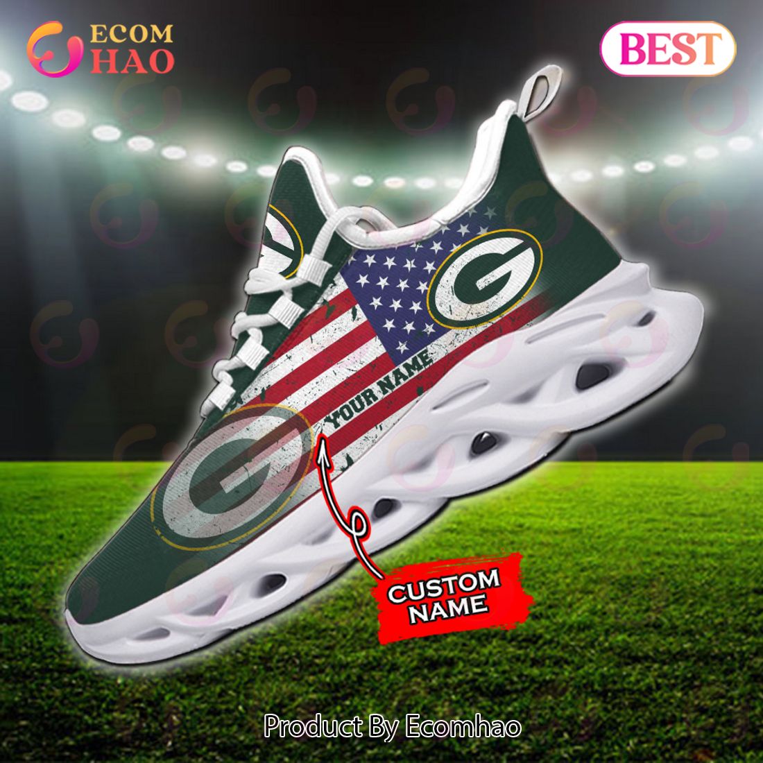 Custom Name – Houston Texans – Personalized Max Soul Shoes