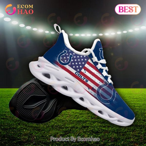 Custom Name – Indianapolis Colts – Personalized Max Soul Shoes