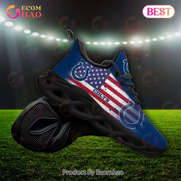 Custom Name – Indianapolis Colts – Personalized Max Soul Shoes