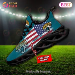 Custom Name – Jacksonville Jaguars – Personalized Max Soul Shoes