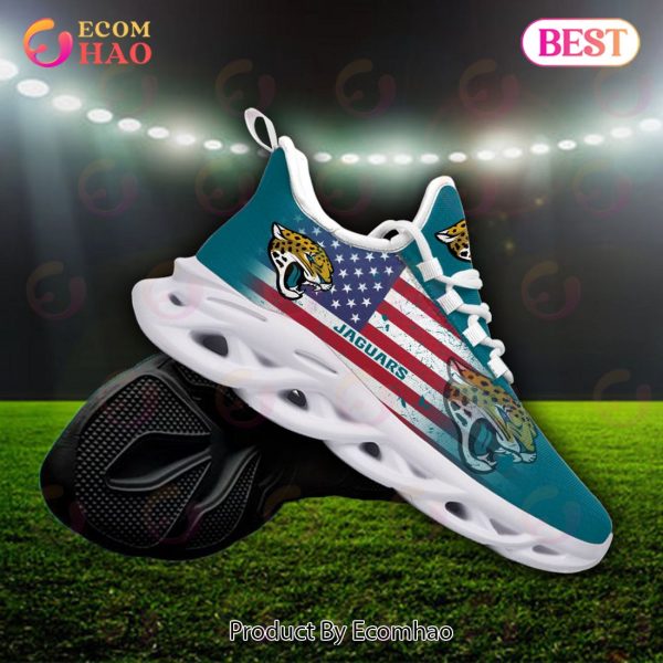 Custom Name – Jacksonville Jaguars – Personalized Max Soul Shoes