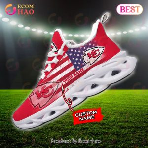Custom Name – Kansas City Chiefs – Personalized Max Soul Shoes