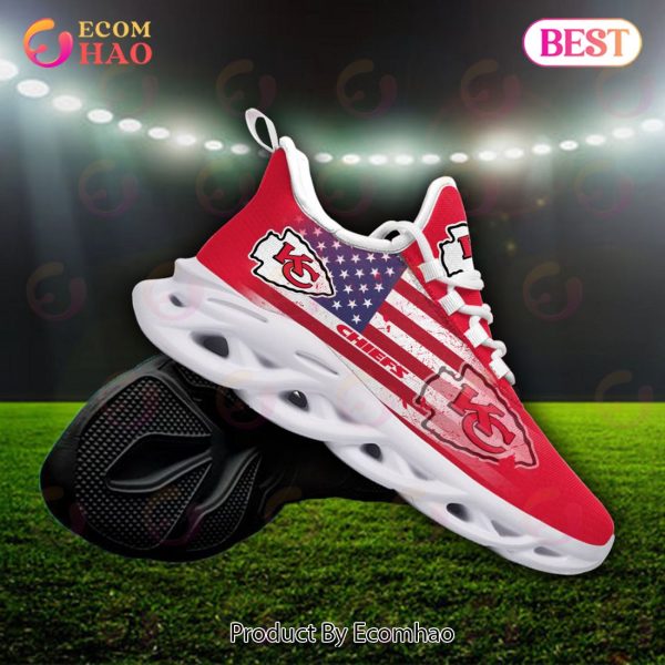 Custom Name – Kansas City Chiefs – Personalized Max Soul Shoes