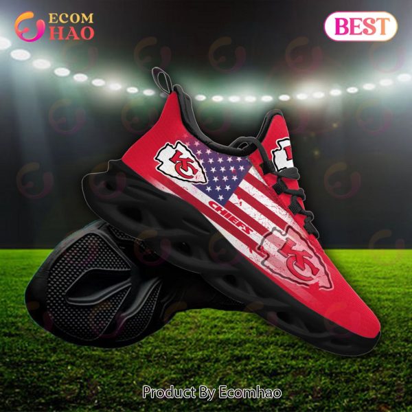 Custom Name – Kansas City Chiefs – Personalized Max Soul Shoes